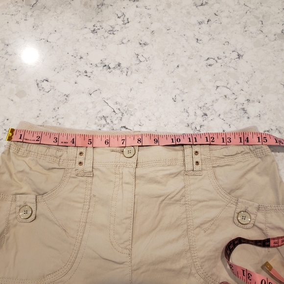 Chico's Amelia Crop Cargo Pant Putty Size XS NWT! CROP CARGO PANTS 29" Waist - Picture 12 of 15